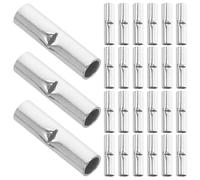 LOLIPPYY 100 Pezzi Connettori a Crimpare in Rame Non Isolati per Giunzioni Cavi Elettrici Terminali a Crimpare per Cablaggio Automobilistico e Riparazioni Marine Connessioni Stabili e