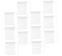 LOLIPPYY 100 pezzi Sacchetti Filtro Tè Sfuso Non Tessuti Usa e Getta con Coulisse Bustine Infusore Leggere e Portatili per Tisane Spezie e Erbe Aromatiche