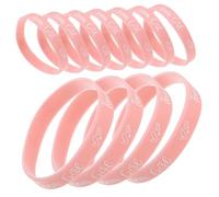 LOLIPPYY 12 pezzi Braccialetti Silicone per Gender Reveal Party per Morbidi e Comodi Facili da Indossare e Togliere Accessori Festa Rivelazione Shower