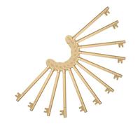 LOLIPPYY 12 Pezzi Penne Gel Chiave Design Ergonomico per Scrittura Quotidiana Fluido per Ufficio e Casa Regalo per Studenti e Adatte Appunti e Disegni Creativi