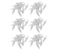 LOLIPPYY 120 Pezzi Infila Ago in Acciaio Inox con Doppia Testa e Cruna Grande Strumento Leggero e Compatto per Infilare Filo da Cucito e Ricamo a Mano Accessorio per Punto Croce e Lavori