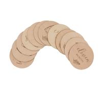 LOLIPPYY 12pezzi Dischi Legno Per Crescita Di Carte Per Foto e Ricordi Per Compleanni e Shower Commemorazioni Di Crescita Del