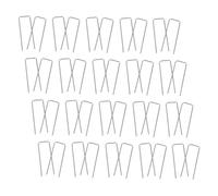 LOLIPPYY 150 Pezzi Spilli U Forma per Fissaggio Punti Metallici Zincati Antiruggine per Composizioni Floreali Ghirlande e Ornamentale Picchetti da Resistenti