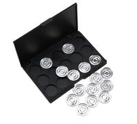 LOLIPPYY 15fori Palette Vuota Per Ombretti Organizer Rotondo Per Makeup Fard e Fondotinta e Per Organizzazione Dei Cosmetici