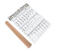 LOLIPPYY 1pezzi Tabella Degli Accordi Per Clarinetto Poster Degli Accordi Musicali Su Patinata Guida Per Principianti All Apprendimento Del Clarinetto Per Esercitarsi