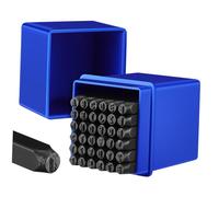 LOLIPPYY 1set Punzoni per Numeri e Lettere Carbonioso Strumenti di Marcatura per Metallo e Conservazione Compatta e Durabilità Eccellente