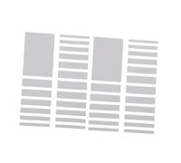 LOLIPPYY 2 Fogli Regolatore Anello Invisibile Accessori Antiscivolo per Sciolti Sicura Riduttore Taglia Flat Design Adatto per Anelli Donna