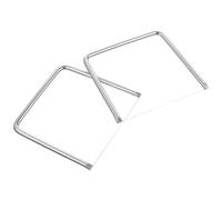 LOLIPPYY 2 Pezzi Affetta Formaggio Acciaio con Filo Manuale Impugnatura Ergonomica Antiruggine per Cucina Domestica e Professionale Colore Casuale