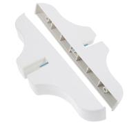 LOLIPPYY 2 Pezzi Base Divisoria in Plastica per Paravento Supporto Stabile Antiscivolo per Divisori e Scrivania Piedini per Separè Interni e Privacy Ufficio Design Elegante e Facile