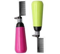 LOLIPPYY 2 Pezzi Bottiglie Pettine per Tinta Capelli Applicatore Professionale per Colorazione Facile e Uniforme Bottiglie Resistenti con Pettine Integrato per Uso Domestico