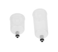 LOLIPPYY 2 Pezzi Flaconi Aerografo Smontabili in Leggera Contenitori Sostituibili per Pigmenti per Nail Art Modellismo e Decorazioni Torte