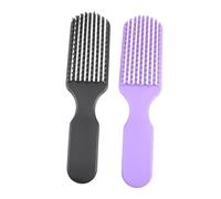 LOLIPPYY 2 pezzi Pettine Styling Portatile per Parrucchiere Spazzola Sciogli Nodi Ergonomica per e Resistente per e Domestico