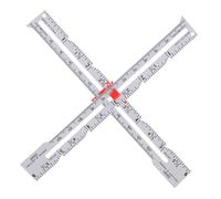 LOLIPPYY 2 Pezzi Righello da Cucito per Guida Precisa per Margini Cuciture Posizionamento Bottoni e Linee Strumento per Patchwork e Progetti Fai da Te