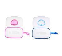 LOLIPPYY 2 pezzi Salviette Umidificate per Ragazzo Ragazza Contenitori con in Silicone per Carrozzine e Passeggini Protezione Freschezza e Antispreco Adatti Viaggi e Uso Quotidiano