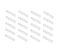 LOLIPPYY 20 pezzi Astucci Penne Trasparenti in Plastica Rigida Custodie Rigide per Penne Sfera e Matite Organizer Scuola e Ufficio con Fissaggio Antiscivolo Resistenti e Pratiche