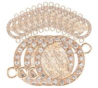 LOLIPPYY 20 pezzi Charms in Lega per Gioielli DIY Pendenti Creativi Forma di Maria per Collane Bracciali Accessori Resistenti per Regali Donna e Mamma Idea Originale per Creazioni