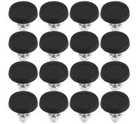 LOLIPPYY 20 Pezzi Piedini Livellatori per Macchina da Cucire in Plastica 12mm, Cuscinetti Antivibranti Regolabili, Stabilizzatori Antiscivolo per Tavolo da Cucito, Accessori