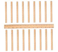 LOLIPPYY 20 pezzi Righelli in Legno per Studenti Multifunzionali per e Misurazioni Accurate Leggeri e Portatili per Scuola Ingegneria e Artigianato