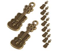 LOLIPPYY 20pezzi Ciondoli Di Metallo Per Creazioni Fai Te Charm Violino Vintage Per Collane Orecchini e Decorazioni Di Gioielli Per Appassionati Di