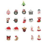 LOLIPPYY 20pezzi Ciondoli Natalizi per Orecchini Ciondoli per Creazione di Gioielli per Creazione di Orecchini Fai da Te Stile Assortito Stile Casuale