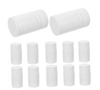 LOLIPPYY 24 pezzi Bottiglie Hdpe per Pillole Contenitori Piccoli con Tappo Ermetico Resistenti e Portatili per Viaggi e Organizzazione Sicura Medicine