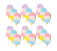 LOLIPPYY 24 pezzi Gomme Cancellare Gelato Cartoon Colorate Gommine per Scuola e Ufficio Accessori Scrittura Divertenti e Pratici per Feste