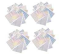 LOLIPPYY 2400 pezzi Pass Qc Passed Stickers Adesivi Rotondi per Controllo Qualità Magazzino Etichette Adesive Resistenti e Visibili per Controllo e Verifica