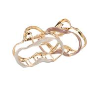 LOLIPPYY 2pezzi Fermagli Per Clips Metallo Elettrolitico Forma Di Accessori Eleganti Per Acconciature Updo e Mezzo Stile Alla Moda Per Ogni Occasione