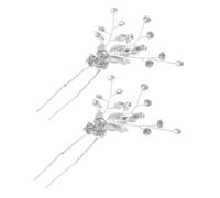 LOLIPPYY 2pezzi Fermagli Per Da Sposa Eleganti e Leggeri Di Rhinestone Per Matrimoni e Cerimonie Accessori Per Sposa e Damigelle