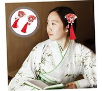 LOLIPPYY 2pezzi Fermaglio Per Di Ventaglio in Stile Giapponese Per Delicato Aggiunge Un Tocco Di Alle Acconciature