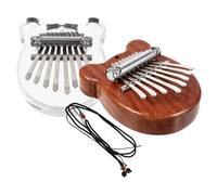 LOLIPPYY 2pezzi Kalimba Mini Portatilper Strumento Musicalper Dito Con Note Facile Da Suonare Per Insegnare Musica Ai Principianti Design Ergonomico e Suono Etereo
