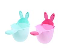 LOLIPPYY 2pezzi Recipiente Pp Per Acqua Del Bagnetto Per Ragazzo Ragazza Di Tazze Per Risciacquo Dello Shampoo Accessori Per Bagnetto Del Ragazzo Design Di Animali