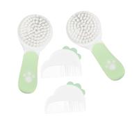 LOLIPPYY 2set Spazzole e Pettini Per Dei Setole Morbide Per Rimozione e Pettine Per Registrazione Bebè