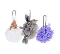 LOLIPPYY 3 Pezzi Colorati Bath Balls per Doccia con Design Carino Del Coniglio e Relax nella Routine Personale
