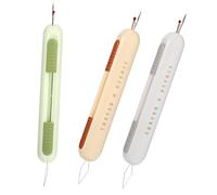 LOLIPPYY 3 Pezzi Infila Aghi per Cucito Mano e Rimozione Cuciture Strumenti Compatti e Leggeri con Colori Differenziati per Ricamo e Cucito Manuale