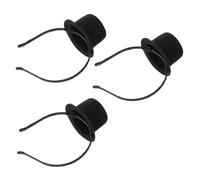 LOLIPPYY 3 Pezzi Mini Top Hat Headband Vintage Style Party Costume Hat Lightweight Fascinator For Women S Flapper Victorian Wedding Halloween And Birthday Event Accessories