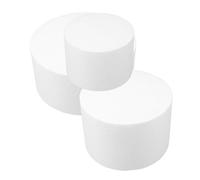 LOLIPPYY 3 Pezzi Modelli Torte in Schiuma Rotondi Stampi Cake Dummy per Decorazione e Pratica Fondant Leggeri e Versatili per DIY