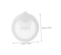 LOLIPPYY 3 Pezzi Tappi per Brocche Dacqua Plastica Bianca Antigoccia e Facile da Copertura Resistente per Caraffe e Brocche