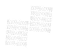 LOLIPPYY 3 Set Schede Unghie Strumenti per Manicure e Display Colori Trasparente per Mostrare Smalti e Praticare Tecniche Nail Art