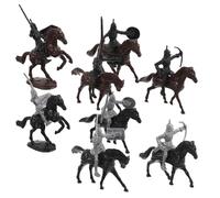 LOLIPPYY 32 Statuette Medievali: Soldatini E Giocattolo Medievali Per L'arredamento Della Casa E Il Gioco Interattivo. Include Vari Personaggi E Accessori Di Scena.