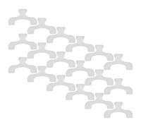 LOLIPPYY 35 Pezzi Clip per Libri Trasparenti Portatili Fermapagine Riutilizzabili in Plastica Leggera con Design Bao Gai Tou per Ufficio Casa Scuola e Viaggi Accessori per Lettura e