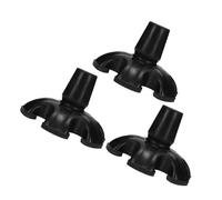 LOLIPPYY 3pezzi Punta in Gomma Ispessita Per Bastone Da Passeggio Estremità Antiscivolo Per Bastoncini Da Trekking Ricambio Per Cappuccio Di Stampella Cuscinetto Durevole Per Bastone Da Pas