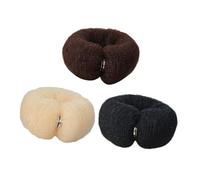 LOLIPPYY 3pezzi Strumento per Modellare i Chioma Donut Bun Shaper in Nylon Elastico e Morbido per Donne Comodo da Indossare per Hairstyling e Barbershop