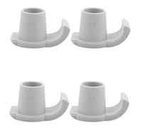 LOLIPPYY 4 Cuscinetti Antiscivolo per Piedi Deambulatore 28 Mm, Protezioni Scivoli per Walker Anziani, Accessori per Mobilità Interna ed Esterna Assorbimento Urti e Compatibilità
