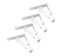 LOLIPPYY 4 pezzi Copritavolo in Abs Clip Fermatovaglie con Regolabile per Varie Dimensioni Clip Tavola Antiscivolo per Feste Indoor Facili da Installare e Rimuovere