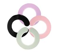 LOLIPPYY 4 Pezzi Recinzione Al Collo Collare Per Tagliare i Scudo Da Barbiere Colletto Tagliato a Collare Tinto Per Strumenti Di Salone Gel Di Silice