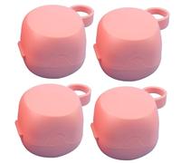 LOLIPPYY 4 Pezzi Scatola Portaciuccio Organizzatore e Portatile per Tettarelle Facile Mamme Assortiti Colore Casuale
