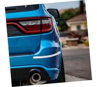 LOLIPPYY 4 pezzi Strisce Paracolpi Auto Adesive Protezione Paraurti Angolari Anti-collisione in Gomma Argento per Bumper e Modanature