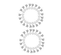 LOLIPPYY 40 Pezzi Hair For Braids Star Pendant Lightweight Hollow Star Hair Accessories For Music Festivals Weddings And Daily Wear