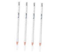 LOLIPPYY 4pezzi Matita Bianca Per Sopracciglia Trucco Occhi Resistente Al Sudore Facile Applicazione Punta Sottile Per Definizione Naturale
